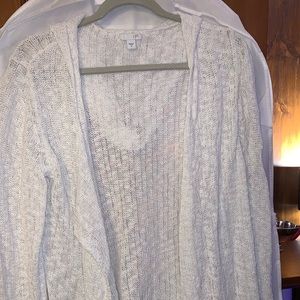 Hooded cardigan